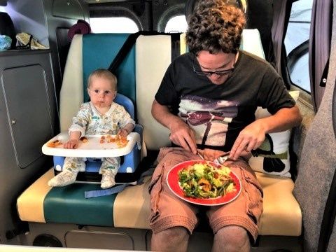 Alasdair and baby Emilia eating in camper (2).jpg