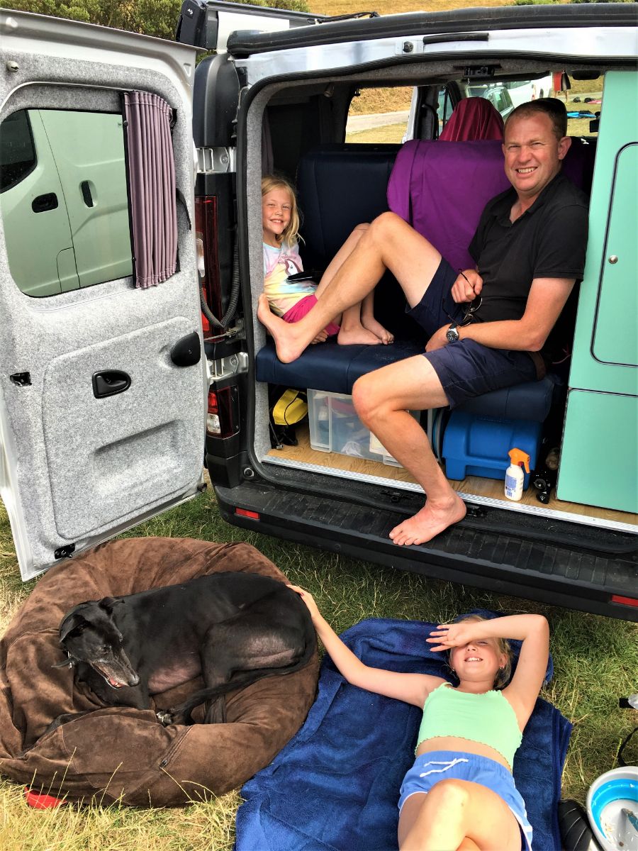 Family camping holidays Sussex Campervans dog kids happy Devon.jpg