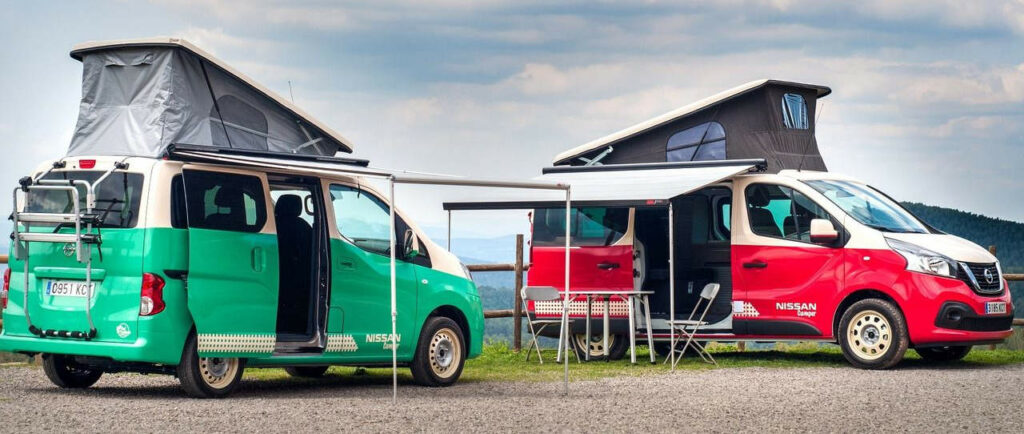 Nissan NV300 and E-NV200 camper vans
