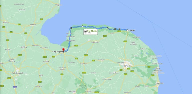 North Norfolk Coastline map