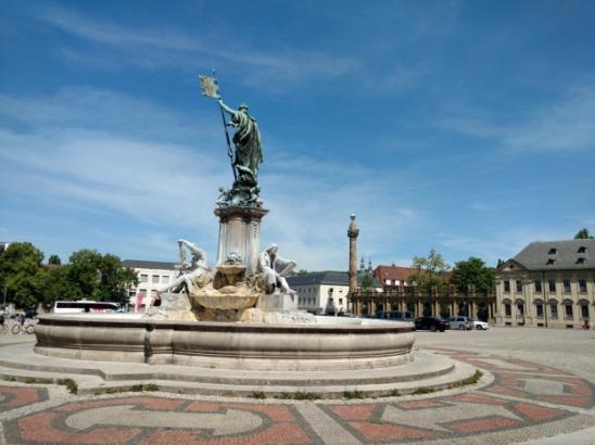 monument in Würzburg Palace and Gardens